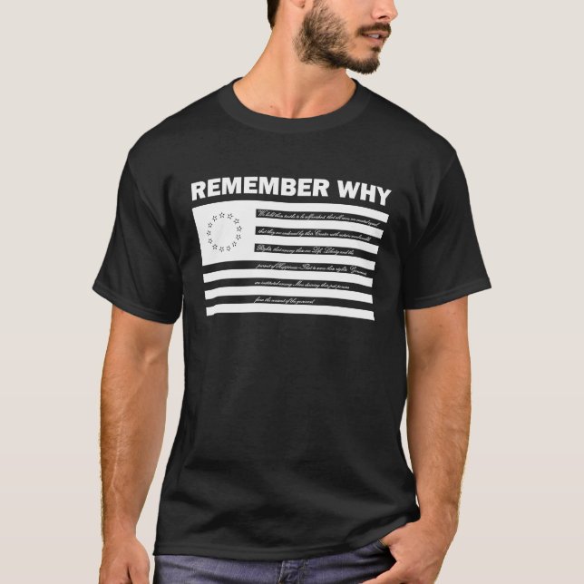 Patriotic American Flag T Shirt (Framsida)
