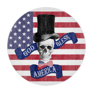 Patriotic American flagga