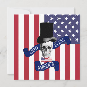 Patriotic American flagga
