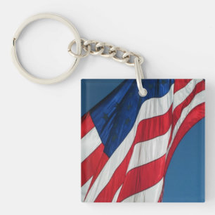 Patriotic American Flagga Acrylic Keychains