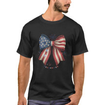 Patriotic American Flagga Bow med Fireworks