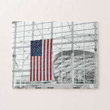 Patriotic American Flagga DEN Airport Photo Art