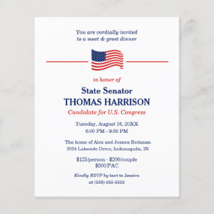 Patriotic American Flagga Flyer