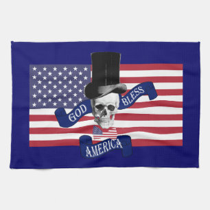 Patriotic American flagga Kökshandduk