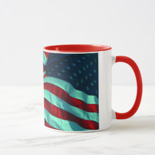 Patriotic American Flagga Mugg