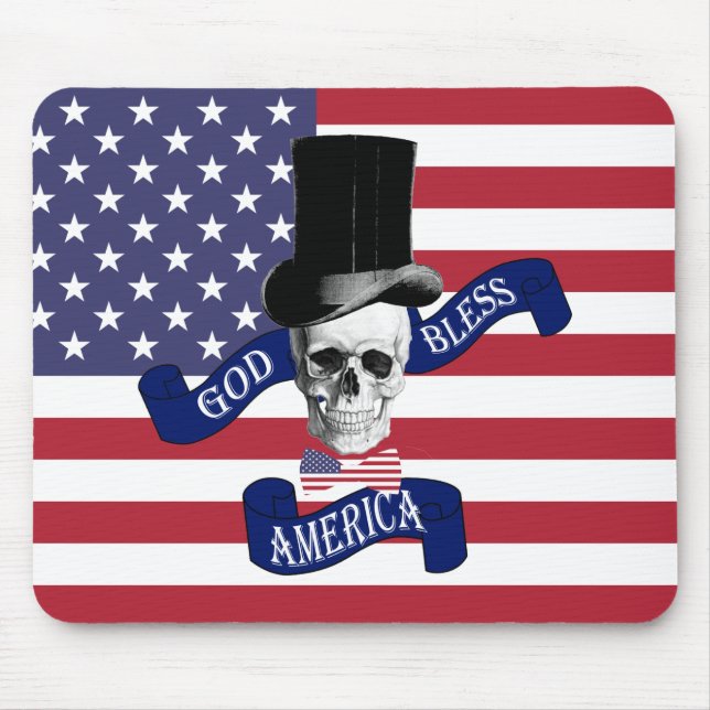 Patriotic American flagga Musmatta (Framsidan)