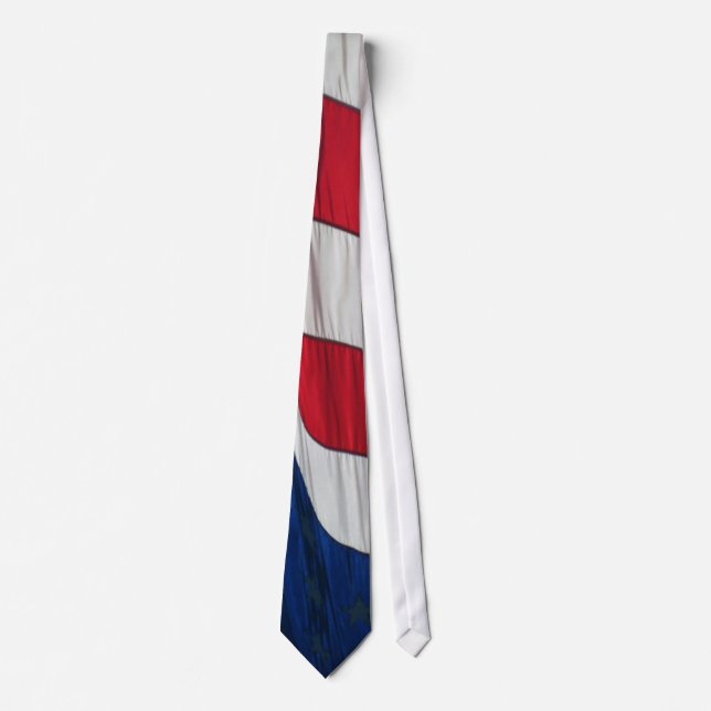 Patriotic American Flagga Neck Tie Slips (Framsida)