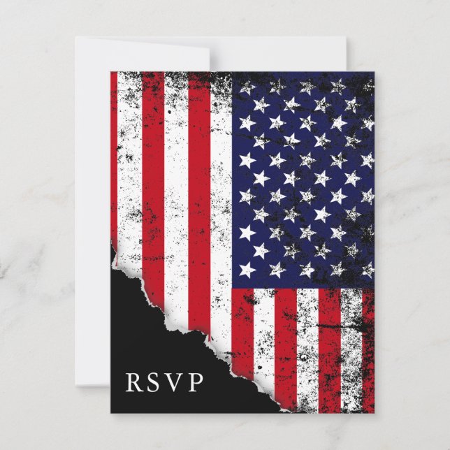 Patriotic American Flagga OSA Reply (Framsida)