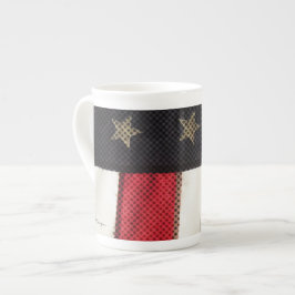 Patriotic American Flagga Photo Art USA Unique Benporslin Mugg