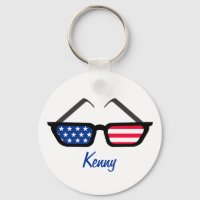 Patriotic American Flagga Retro Sunglasses