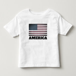 Patriotic American flagga småbarn t-shirt