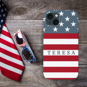 Patriotic American Flagga Stars och stripes Anpass