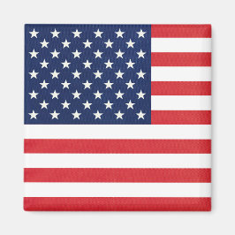 Patriotic American Flagga Stars och stripes Magnet