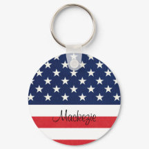 Patriotic American Flagga Stars och stripes Monogr
