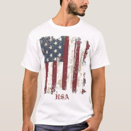 Patriotic American flagga T Shirt