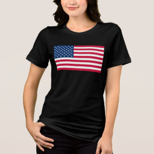 Patriotic American Flagga T Shirt