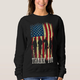 Patriotic American Flagga Tack För manar Women Ki T Shirt