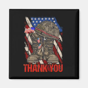 Patriotic American Flagga Tack Magnet