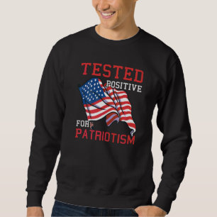 Patriotic American Flagga US Patriot 4:e juli USA Lång Ärmad Tröja