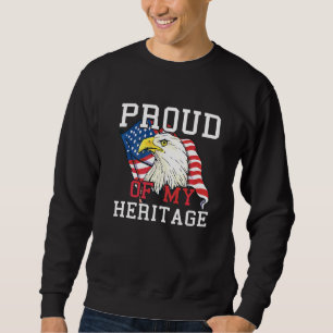 Patriotic American Flagga US Patriot 4:e juli USA Lång Ärmad Tröja