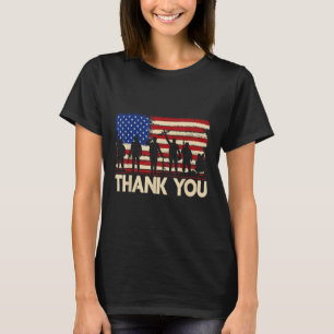 Patriotic American Flagga Veterans T Shirt