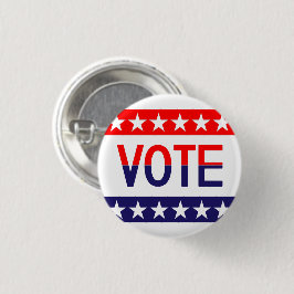 Patriotic American Flagga Vote Knapp