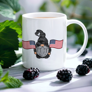 Patriotic American Gnome Coffee Mugg