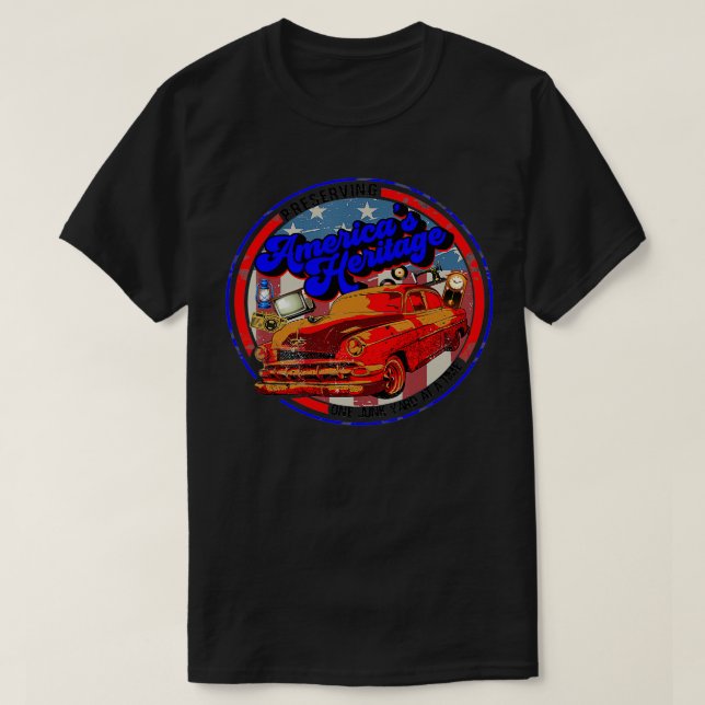Patriotic American Heritage Pickers 1 T Shirt (Design framsida)