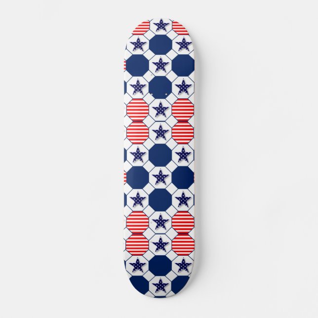 Patriotic American Leggings Mini Skateboard Bräda 18,5 Cm (Framsida)