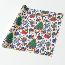 Patriotic American Nutcracker Mönster Presentpapper