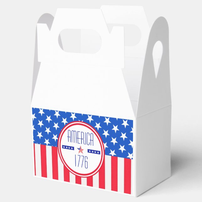 Patriotic American Presentaskar (Öppnad)