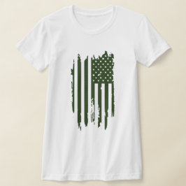 Patriotic American Pride Tee, Vintage USA flagga T Shirt
