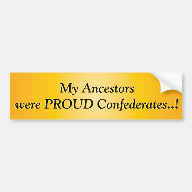 Patriotic American Proud Confederate Southerner Bildekal (Framsidan)