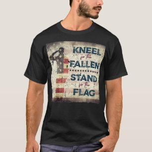 Patriotic American USA flagga för militär veteran T Shirt