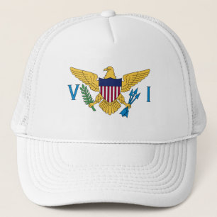 Patriotic American Virgin Islands Flagga Keps