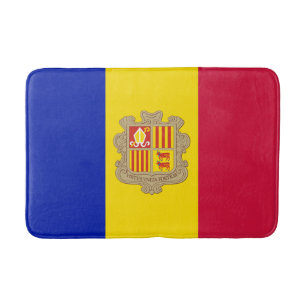 Patriotic Andorra Flagga Badrumsmatta