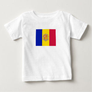 Patriotic Andorra Flagga T Shirt