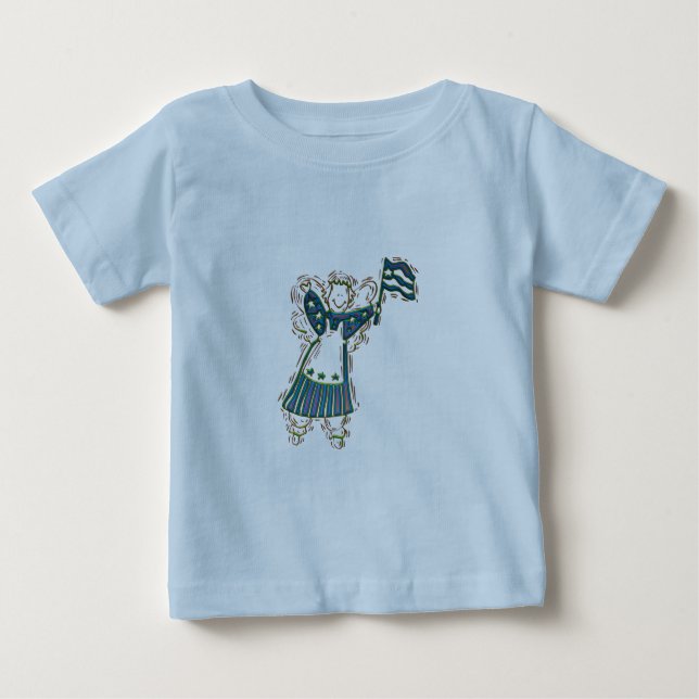 Patriotic Angel Tee Shirt (Framsida)