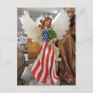 Patriotic Angel Vykort
