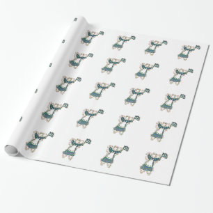 Patriotic Angel Wrapping Papper Presentpapper