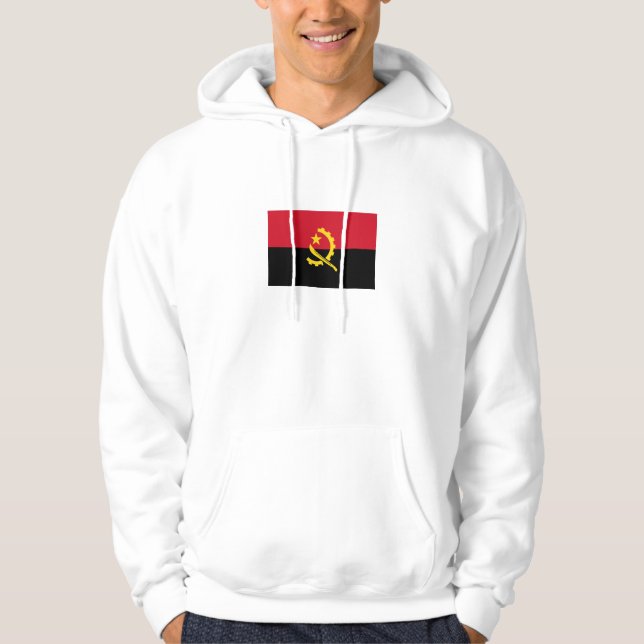 Patriotic Angolan Flagga Sweatshirt (Framsida)
