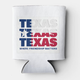 Patriotic Anpassningsbar TEXAS FLAGGA Cooler