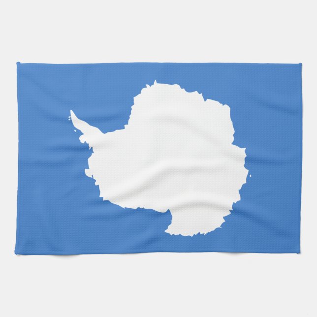 Patriotic Antarctica Flagga Kökshandduk (Horisontell)