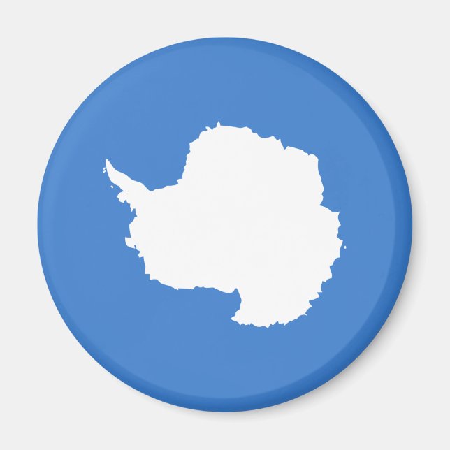Patriotic Antarctica Flagga Magnet (Framsidan)