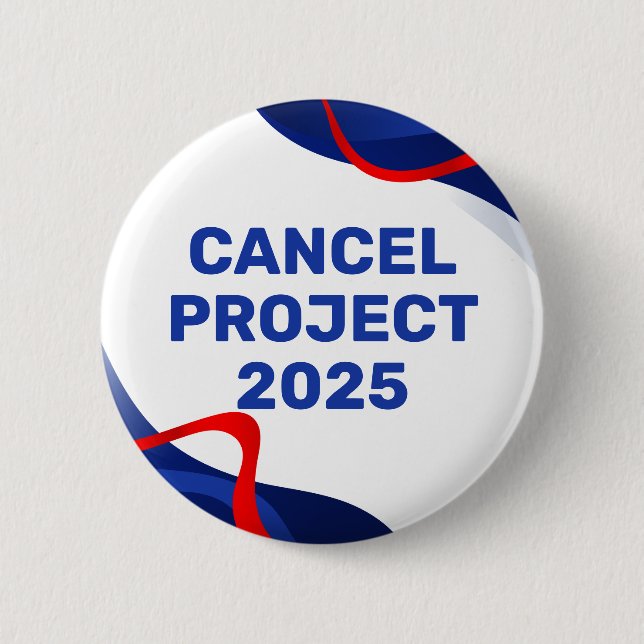 Patriotic Anti Project 2025 Button Policy Knapp (Framsida)