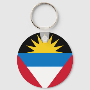 Patriotic Antigua och Barbuda Flagga Nyckelring