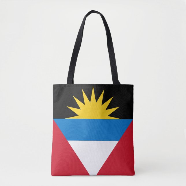 Patriotic Antigua och Barbuda Flagga Tygkasse (Framsida)