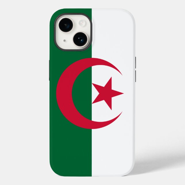 Patriotic Apple 14 Fodral-Mate, Algeriet flagga (Baksida)