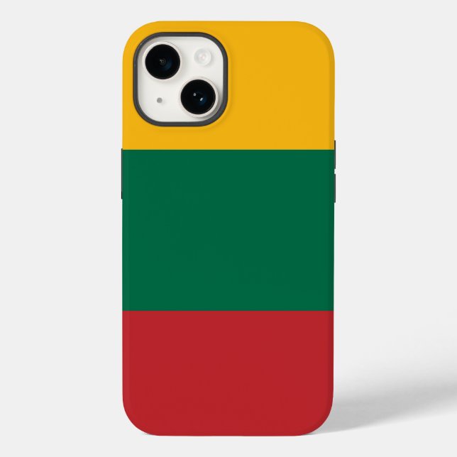 Patriotic Apple 14 Fodral-Mate, Litauen flagga (Baksida)