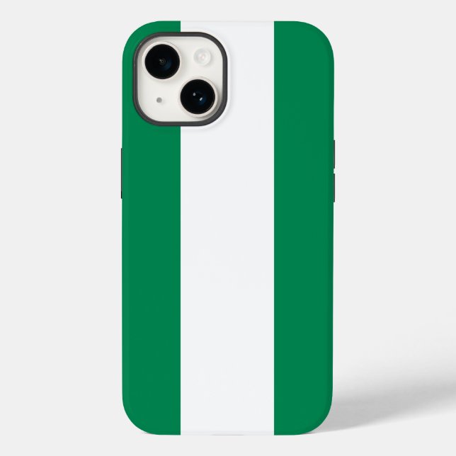 Patriotic Apple 14 Fodral-Mate, Nigeria flagga (Baksida)